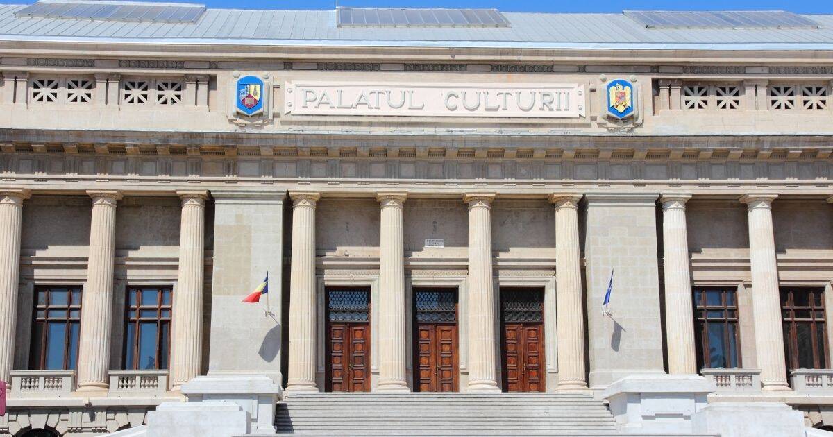 The Palace of Culture in Ploiesti, a Romanian city located 1 hour away from Bucharest by car